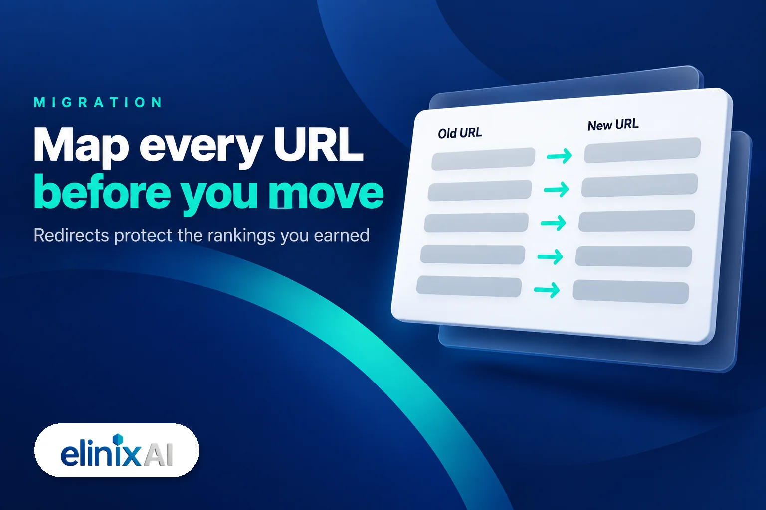 Map every old URL to its new one before you migrate, to protect your rankings